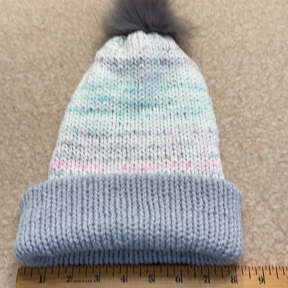 New handmade beanie.Warm double layer knitted winter Hat ❄️☃️ - Picture 5 of 5